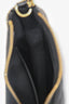 Pre-loved Chanel™ Black Quilted Lambskin Mini Hobo Shoulder Bag with Heart Chain GHW