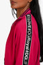 Dolce & Gabbana Pink Side Panel Logo Track Jacket Size 40