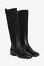 Chloe Black Suede Leather Riding Boots Size 36