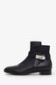 Hermès Black Leather 'Neo' Ankle Boots Size 36