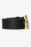 Gucci Black Leather GG Marmont Belt Size 85 34