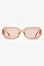Longchamp Pink Acrylic Clear Frame Sunglasses