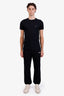 Balenciaga Black Logo Print Track Pants Size S Mens