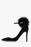 Jimmy Choo Black Suede Rosa Pumps Size 37