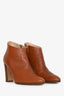Manolo Blahnik Brown Leather Ankle Booties Size 36