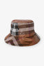 Burberry Check Sequin Bucket Hat Size S