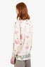 Hermès Cream Silk Ballerina 'La Danse' Button Down Shirt Size 36