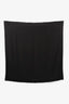 Christian Dior Black Wool Silk Large Scarf