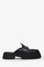 Gucci Black Patent Leather Horsebit Slip On Loafers Size 41 Mens