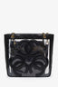 Pre-loved Chanel™ Black PVC Leather Triple CC Tote Bag