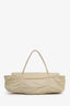 Miu Miu Beige Leather Barrel Shoulder Bag