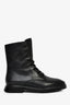 Stuart Weitzman Black Leather 'Mackenzie' Combat Boots Size 10.5 Mens