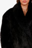 Alexander Wang Black Faux-Fur CEO Jacket Size XL