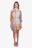 Zimmermann Multicolour Ruffled Mini Dress with Slip Size 2