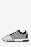 Hermès Black/White Mesh & Leather Addict Sneakers Estimated Size 41