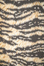 Dolce & Gabbana Brown/Multicolour Zebra Print Silk Handkerchief