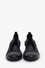 Pre-loved Chanel™ Black Leather Cap Toe Pumps Size 40.5