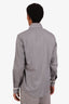 Pal Zileri Grey Cotton Button-Up Shirt Size 39 Mens