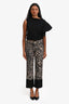 Smythe Green Camo Print Trousers Size 00