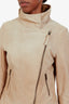 Mackage Brown Suede Moto Jacket Size S
