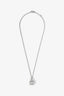 Hermès 18K White Gold Diamond Set Amulette Constance Necklace