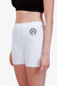 Chrome Hearts White Logo Biker Shorts Size M
