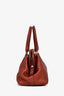 Fendi Red Leather Selleria Top Handle Bag