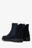 Stuart Weitzman Navy Suede Ankle Boots Size 6.5