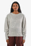 Pull moucheté en cachemire gris Isabel Marant Taille 40