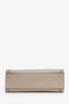 Gucci Taupe Leather Double G Diana Crossbody Bag