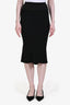 Rick Owens FW19 Black Ruffle 'Larry' Midi Skirt Size 2