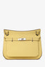 Hermès 2015 Yellow Swift Leather Jypsiere Crossbody Bag