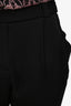 Vionnet Black Silk Trousers Size 46
