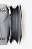 Balenciaga Silver Leather Crushed Quilted Small Crush Chain Bag