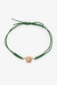 Versace Green Rope Medusa Bracelet