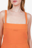 Gucci Orange Wool Logo Romper Size 40