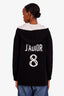 Christian Dior Black Cashmere J'Adior 8 Hooded Sweater Size US 2