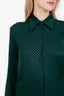 Gucci Green GG Silk Skirt + Top Set Size 40 and 42