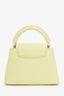 Louis Vuitton Yellow Taurillon Leather Enameled Chain Mini Capucines