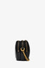 Gucci Black Leather GG Marmont Mini Crossbody Bag