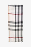 Burberry Brown/Multicolour Silk Novacheck Scarf
