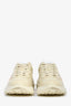 Gucci Beige Leather Rainbow Star Rhyton Sneakers Size 37.5
