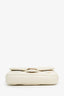 Gucci White GG Marmont Small Crossbody Bag GHW