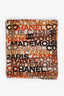 Pre-loved Chanel™ Orange/Multicolour Silk Logo Scarf