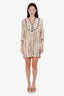 Ba&sh Ivory/Purple/Orange Tie-Dye Babydoll Dress Size M