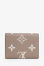 Louis Vuitton Beige/White Monogram Empreinte Leather Victorine Wallet