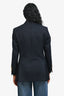 Golden Goose Navy Wool Gold Button Double Breasted Blazer Size 38