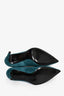 Stuart Weitzman Teal Suede Pointed Heels Size 9