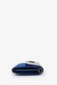 Prada Blue Leather and Nylon Wallet on Strap