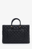 Pre-loved Chanel™ 2019 Black Quilted Caviar Large Coco Allure Shopping Tote